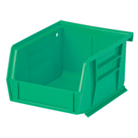Stack & Hang Bin, 4-1/8" W x 3" H x 5-3/8" D, Green Pryde Industrial Inc.