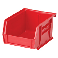 Stack & Hang Bin, 4-1/8" W x 3" H x 5-3/8" D, Red Pryde Industrial Inc.