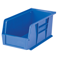 Stack & Hang Bin, 5-1/2" W x 5" H x 10-7/8" D, Blue Pryde Industrial Inc.