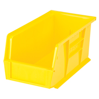 Stack & Hang Bin, 5-1/2" W x 5" H x 10-7/8" D, Yellow Pryde Industrial Inc.