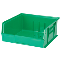 Stack & Hang Bin, 11" W x 5" H x 10-7/8" D, Green Pryde Industrial Inc.
