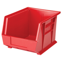 Stack & Hang Bin, 8-1/4" W x 7" H x 10-3/4" D, Red Pryde Industrial Inc.