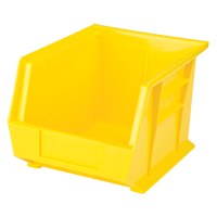 Stack & Hang Bin, 8-1/4" W x 7" H x 10-3/4" D, Yellow Pryde Industrial Inc.