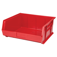 Stack & Hang Bin, 16-1/2" W x 7" H x 14-3/4" D, Red Pryde Industrial Inc.