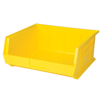 Stack & Hang Bin, 16-1/2" W x 7" H x 14-3/4" D, Yellow Pryde Industrial Inc.