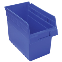 Bacs pour &eacute;tag&egrave;re Store-Max, 6-5/8" la x 8" H x 11-5/8" p, Bleu, Capacit&eacute; 44 lb Pryde Industrial Inc.