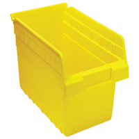 Bacs pour &eacute;tag&egrave;re Store-Max, 6-5/8" la x 8" H x 11-5/8" p, Jaune, Capacit&eacute; 44 lb Pryde Industrial Inc.