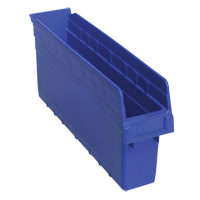 Bacs pour &eacute;tag&egrave;re Store-Max, 4-3/8" la x 8" H x 17-7/8" p, Bleu, Capacit&eacute; 56 lb Pryde Industrial Inc.