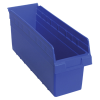 Bacs pour &eacute;tag&egrave;re Store-Max, 6-5/8" la x 8" H x 17-7/8" p, Bleu, Capacit&eacute; 56 lb Pryde Industrial Inc.