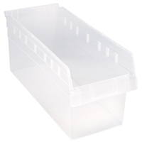 Bacs pour &eacute;tag&egrave;re Store-Max, 8-3/8" la x 8" H x 17-7/8" p, Transparent, Capacit&eacute; 56 lb Pryde Industrial Inc.