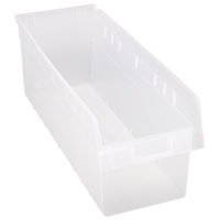 Bacs pour &eacute;tag&egrave;re Store-Max, 8-3/8" la x 8" H x 23-5/8" p, Transparent, Capacit&eacute; 68 lb Pryde Industrial Inc.