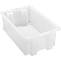 Contenant robuste Stack & Nest, 6" x 11" x 18", Transparent Pryde Industrial Inc.