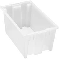 Contenant robuste Stack & Nest, 9" x 11" x 18", Transparent Pryde Industrial Inc.