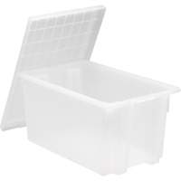 Contenant robuste Stack & Nest, 15" x 19,5" x 29,5", Transparent Pryde Industrial Inc.