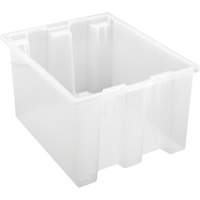 Contenant robuste Stack & Nest, 10" x 15,5" x 19,5", Transparent Pryde Industrial Inc.