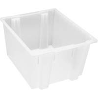 Contenant robuste Stack & Nest, 13" x 19,5" x 23,5", Transparent Pryde Industrial Inc.