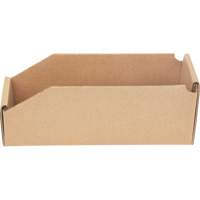 Deep Corrugated Parts Bins, 3-3/4" W x 11-1/4" D x 4-1/2" H, Beige Pryde Industrial Inc.