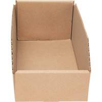 Deep Corrugated Parts Bins, 5-3/4" W x 11-1/4" D x 4-1/2" H, Beige Pryde Industrial Inc.