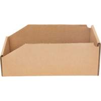 Deep Corrugated Parts Bins, 5-3/4" W x 11-1/4" D x 4-1/2" H, Beige Pryde Industrial Inc.