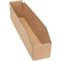 Deep Corrugated Parts Bins, 1-7/8" W x 17-1/8" D x 4-1/2" H, Beige Pryde Industrial Inc.