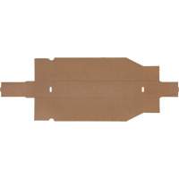 Deep Corrugated Parts Bins, 1-7/8" W x 17-1/8" D x 4-1/2" H, Beige Pryde Industrial Inc.