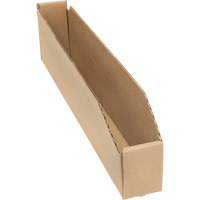 Deep Corrugated Parts Bins, 2-7/8" W x 17-1/4" D x 4-1/2" H, Beige Pryde Industrial Inc.