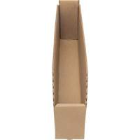 Deep Corrugated Parts Bins, 2-7/8" W x 17-1/4" D x 4-1/2" H, Beige Pryde Industrial Inc.