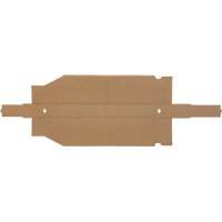 Deep Corrugated Parts Bins, 2-7/8" W x 17-1/4" D x 4-1/2" H, Beige Pryde Industrial Inc.