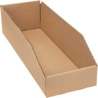 Deep Corrugated Parts Bins, 5-3/4" W x 17-1/4" D x 4-1/2" H, Beige Pryde Industrial Inc.