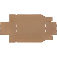 Deep Corrugated Parts Bins, 7-3/4" W x 17-1/4" D x 4-1/2" H, Beige Pryde Industrial Inc.