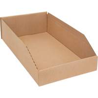 Deep Corrugated Parts Bins, 9-3/4" W x 17-1/4" D x 4-1/2" H, Beige Pryde Industrial Inc.