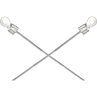 Assemblages l&eacute;gers de cables de masse et de mise &agrave; la terre - Deux raccordements a/borne d'extr&eacute;mit&eacute; de 1/4" Pryde Industrial Inc.