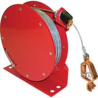 Retractable Grounding Wires, 100' Length, Heavy-Duty Pryde Industrial Inc.