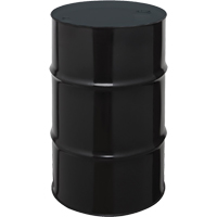 Barils en acier, 55 gal. US (45 gal. imp.), Non doubl&eacute;, Noir, Dessus ferm&eacute;, 1A1/X1.8/300, Calibre 20 Pryde Industrial Inc.