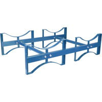 Drum Stacking Rack, 2 Drums, 1600 lbs. Capacity, 45-1/2" W x 30" D x 12-1/2" H Pryde Industrial Inc.