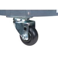 Socle roulant pour baril de confinement des fuites, 24,25" dia. X 7,625" h, Cap. de d&eacute;versement 1,5 gal. US Pryde Industrial Inc.
