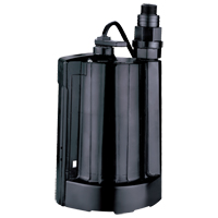 Automatic Submersible Utility Pump, 1/3 HP, 2160 GPH, 115 V, 4 A Pryde Industrial Inc.