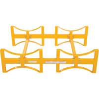 Steel Stackable Drum Rack, 2 Drums, 1600 lbs. Capacity, 45-1/2" W x 29-7/8" D x 12-3/4" H Pryde Industrial Inc.