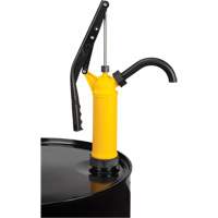 Lever-Type Drum Pump, Polypropylene, 14 oz./Stroke, Fits 5-55 Gal. Pryde Industrial Inc.