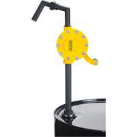 Rotary Type Drum Pump, Polypropylene, Fits 15 - 55 US Gal., 8 oz./Stroke Pryde Industrial Inc.