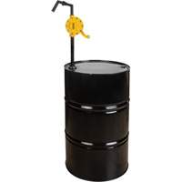 Rotary Type Drum Pump, Polypropylene, Fits 15 - 55 US Gal., 8 oz./Stroke Pryde Industrial Inc.