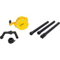 Rotary Type Drum Pump, Polypropylene, Fits 15 - 55 US Gal., 8 oz./Stroke Pryde Industrial Inc.