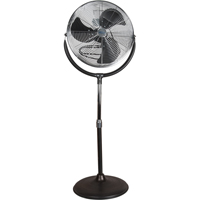 High-Velocity Pedestal Fan, Commercial, 3 Speed, 20" Diameter Pryde Industrial Inc.