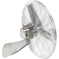 Stainless Steel Food Service Washdown Air Circulating Fans, Industrial, 30" Dia., 1 Speeds Pryde Industrial Inc.