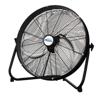 High Velocity Floor Fan, 3 Speeds, 20" Diameter Pryde Industrial Inc.