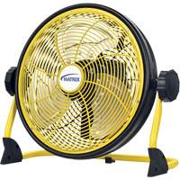 Rechargeable Indoor/Outdoor Fan with USB port, Variable Speeds, 12" Diameter Pryde Industrial Inc.