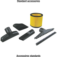 Aspirateur, Secs-humides, 6,5 CV, 16 gal. US (60,6 litres) Pryde Industrial Inc.