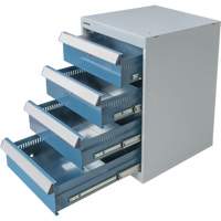 Four-Drawer Pedestal Workbench, 18" W x 21" D x 28" H Pryde Industrial Inc.