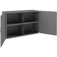 Armoire murale, 24" h x 33-13/16" la x 12-3/8" p, 1 tablettes, Acier, Gris Pryde Industrial Inc.