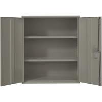 Armoire de rangement Lo-Boy, Acier, 2 Tablettes, 40" h x 36" la x 18" P, Gris Pryde Industrial Inc.